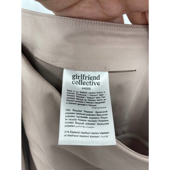 Girlfriend Collective Leggings Womens Size Large High Waist 7/8 Quartz NEW - Picture 6 of 6